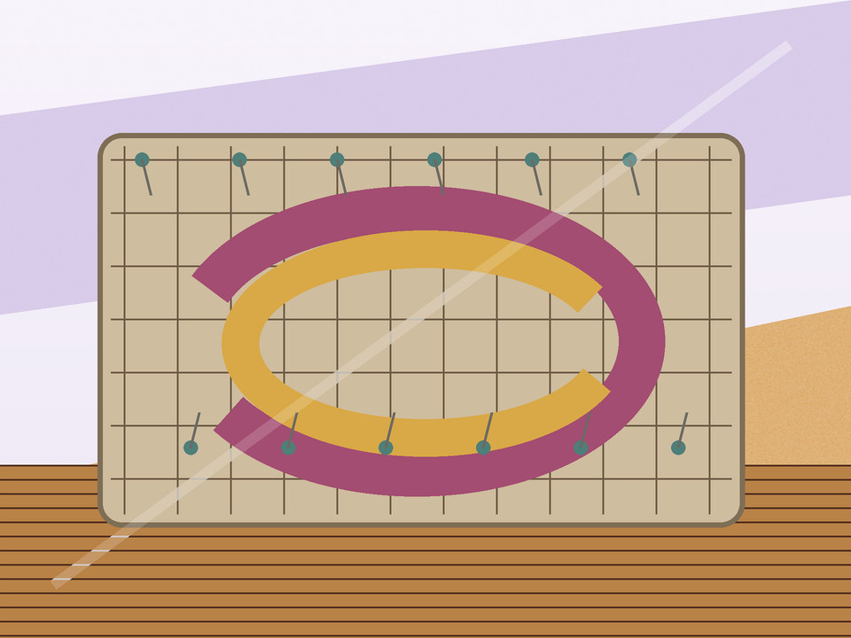 Unique link illustration for How to prevent Tunisian crochet from curling