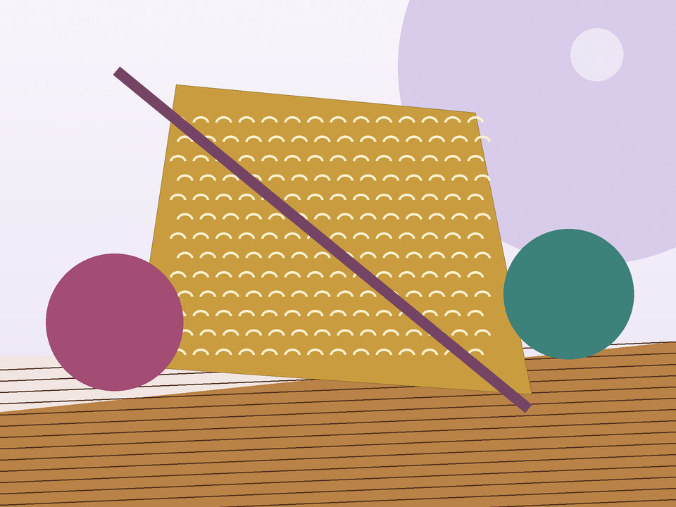 Unique link illustration for Tunisian crochet