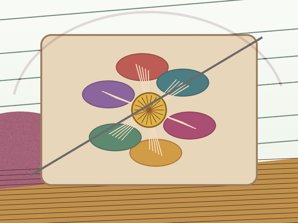 Unique link illustration for How do you make a simple slow-stitch flower?