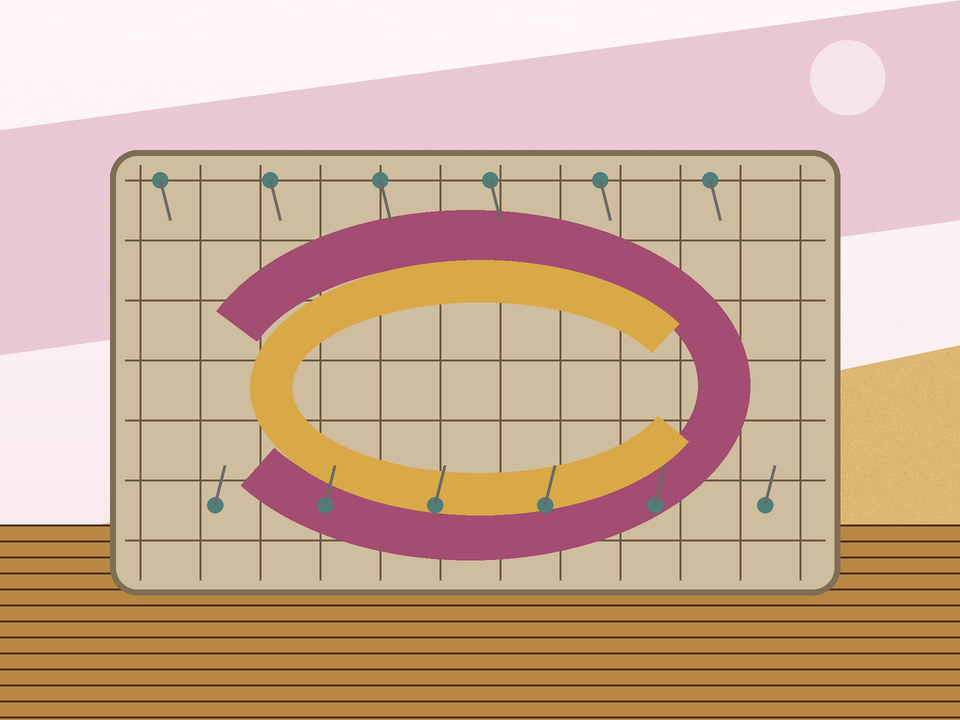 Unique link illustration for How to prevent Tunisian crochet from curling